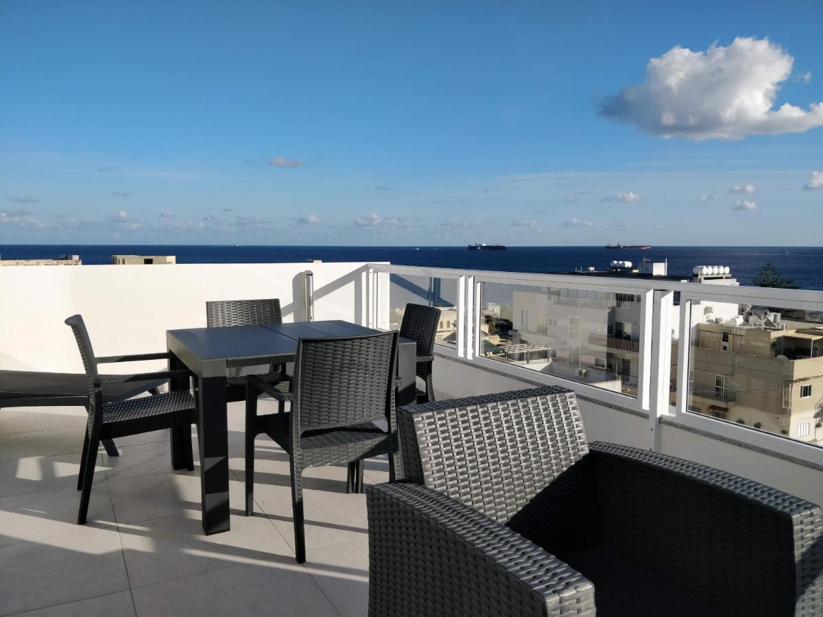 Sea View Penthouse With Large Terrace Irom1-1 Lägenhet Marsaskala Exteriör bild