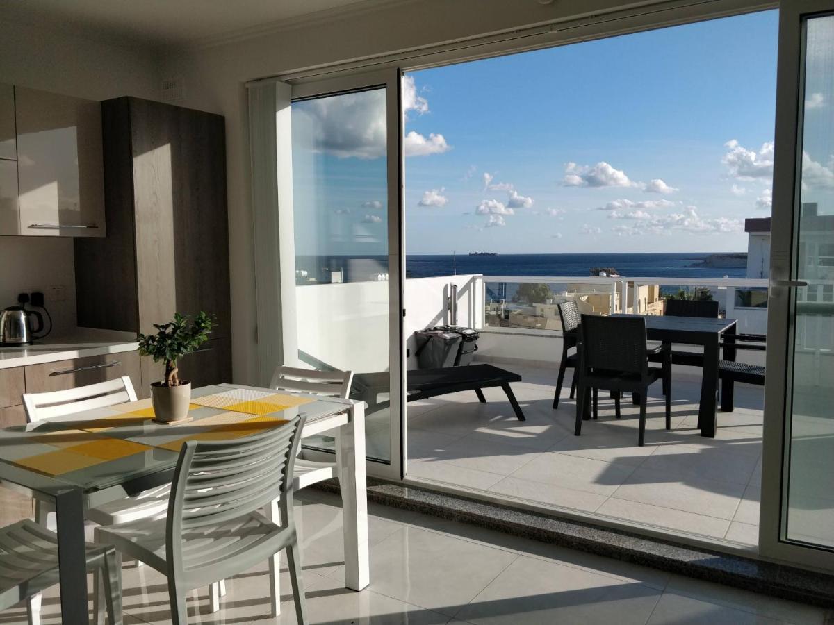 Sea View Penthouse With Large Terrace Irom1-1 Lägenhet Marsaskala Exteriör bild
